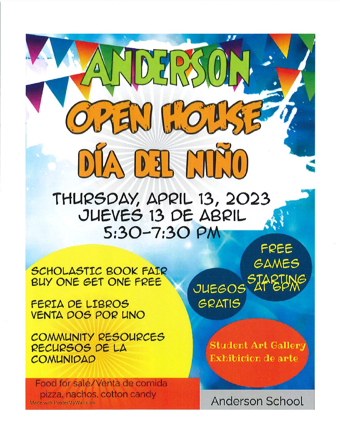 Open House April 13, 2023