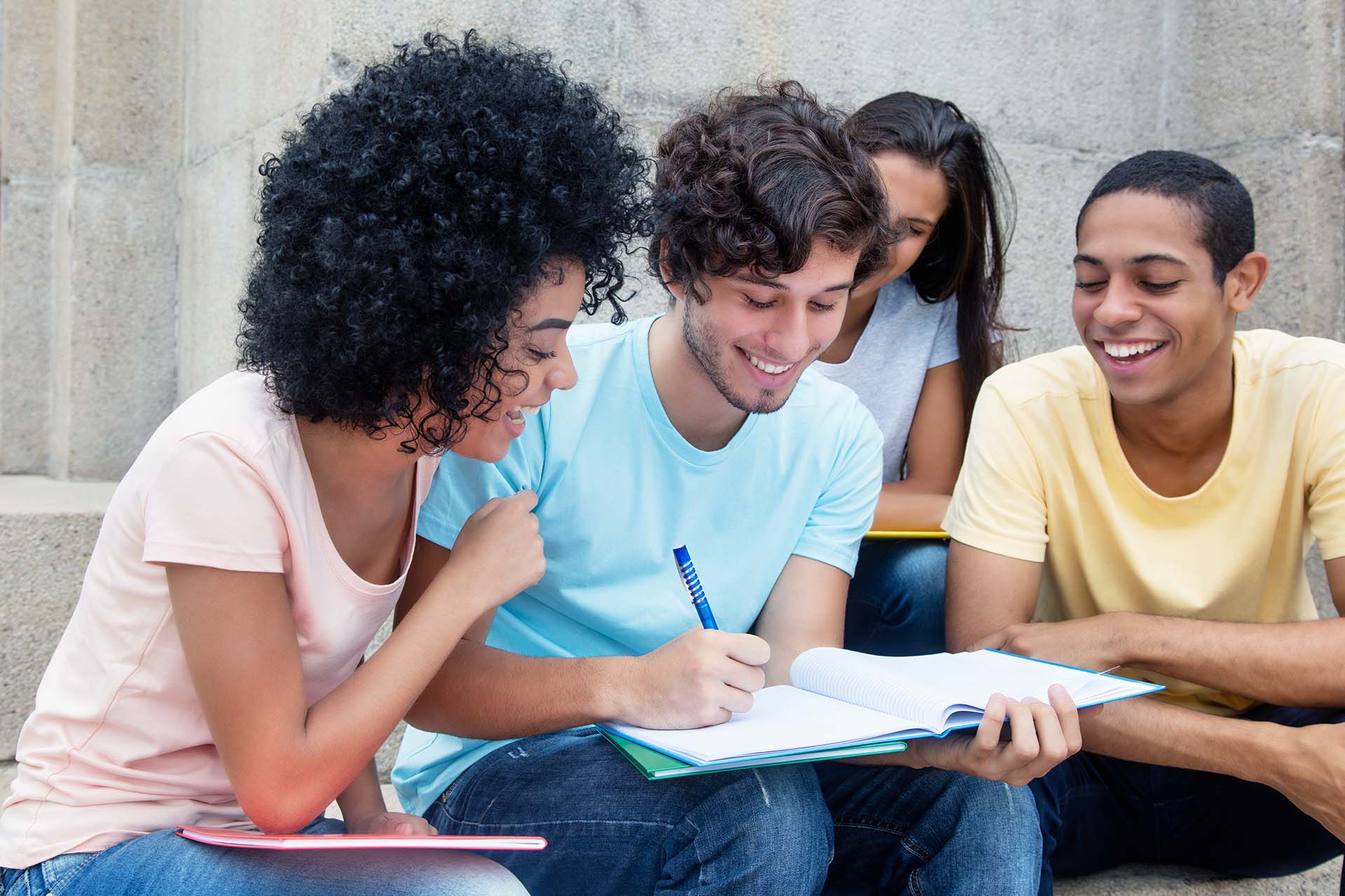 Students Studying