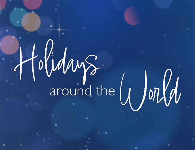 Holiday’s Around the World Schedule / Horario de Fiestas Alrededor del Mundo