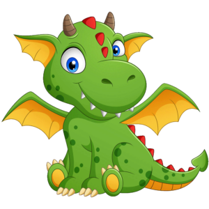 Dragon Gretchen Higgins Elementary School Logo