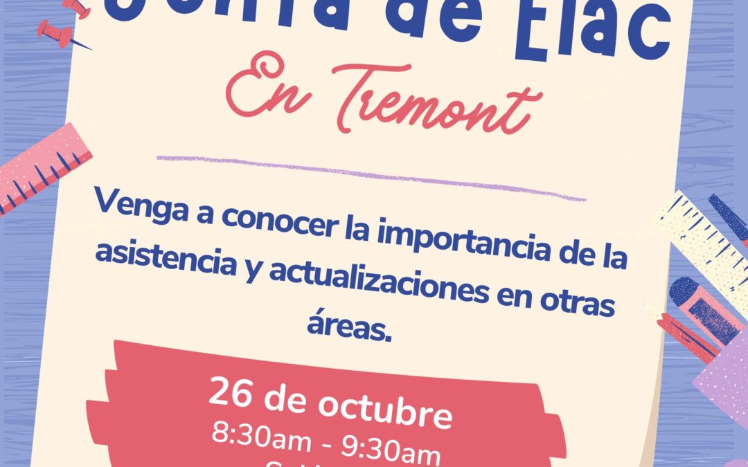 ELAC Meeting | Junta de ELAC