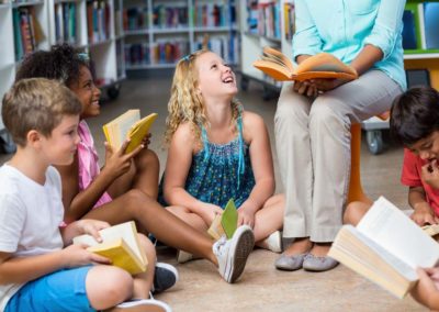 reading group in the library