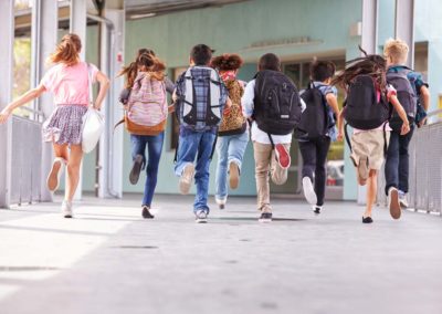 Students in the hallway