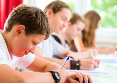 Students at work