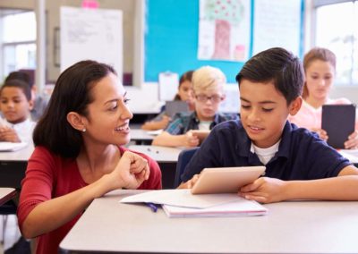 Teacher and student